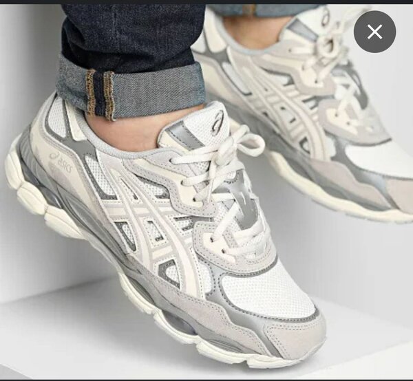 Baskets blanches confort homme