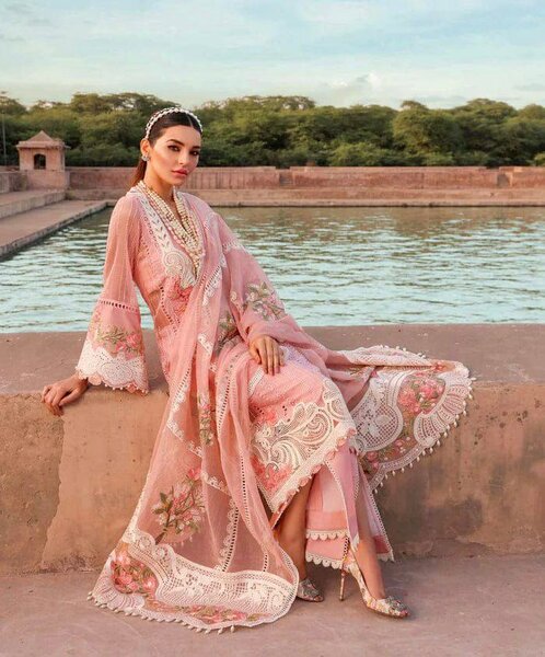 3 pcs women's unstitched summer collection