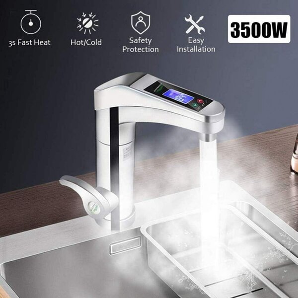 Water Heating Tap With Temperature Control