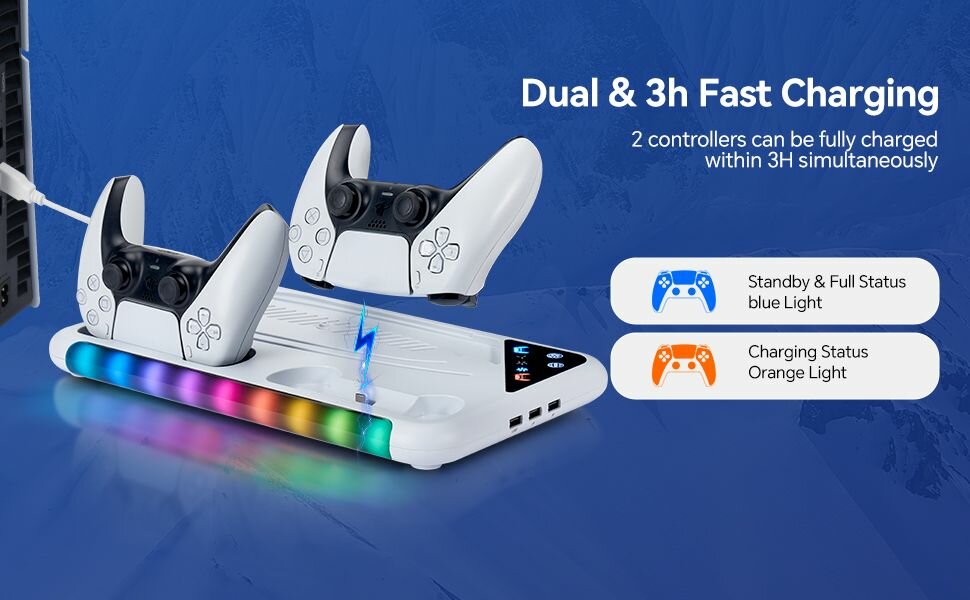 Refroidisseur ps5 avec station