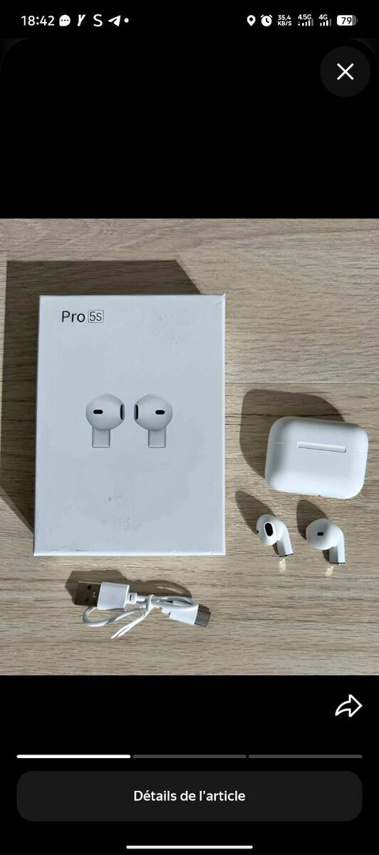 Écouteurs Pro 5S Sans Fil