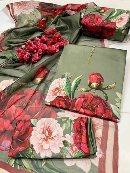 Women 3pc silk suit