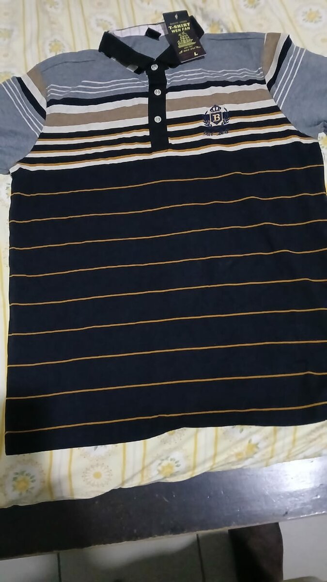 Polo rayé homme élégant