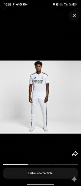 Maillot homme Real Madrid