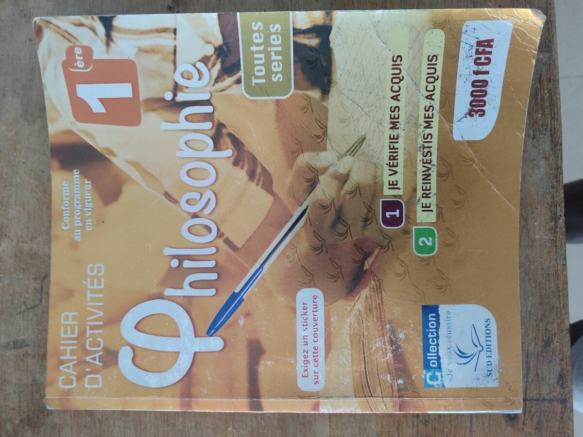 Cahier d'Activités Philosophie 1ère