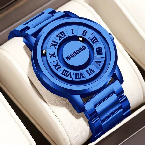 Montre Homme Bleue Élégante