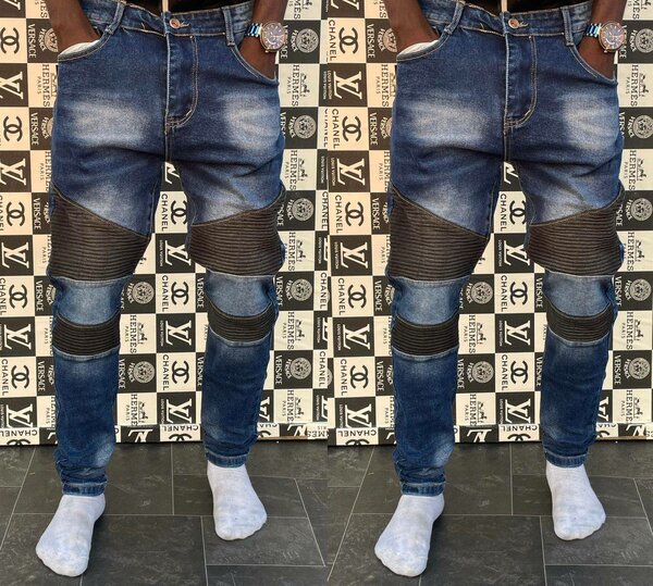 Jean moto tendance homme