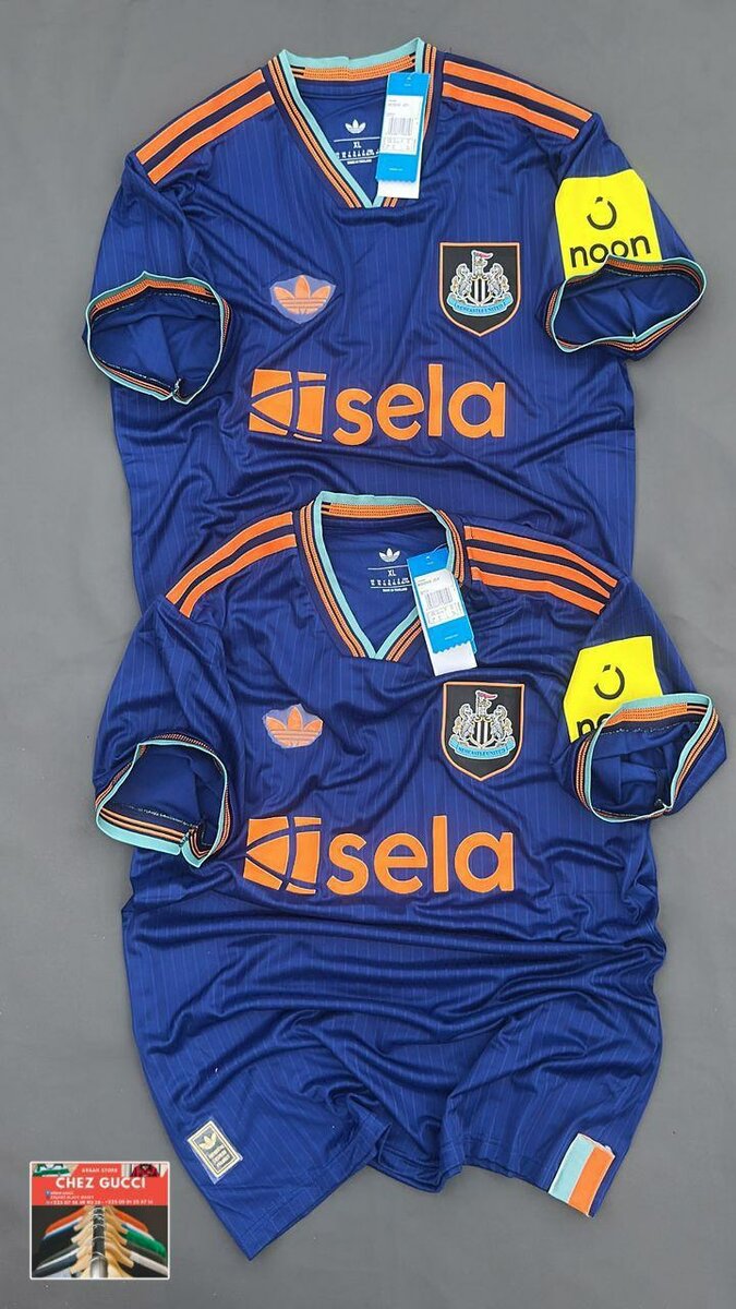 Maillot de football bleu homme