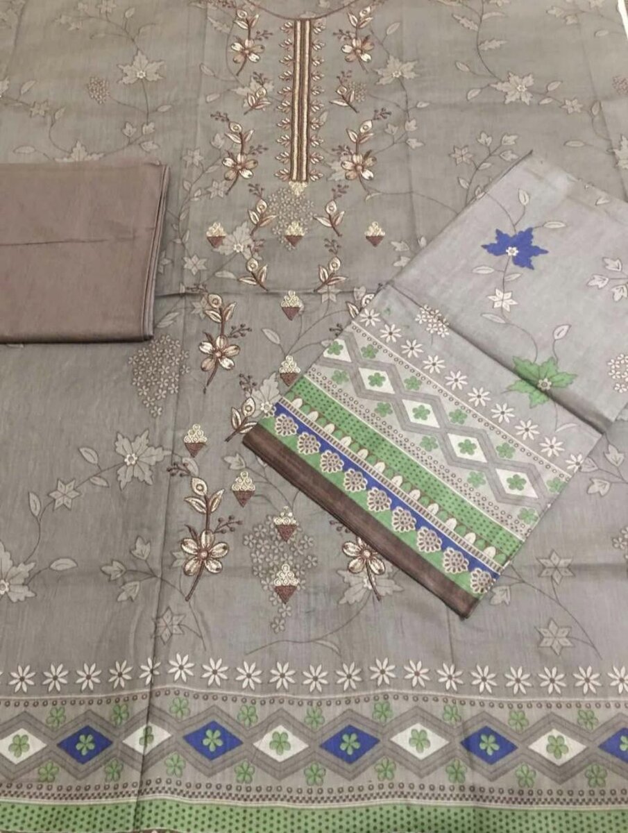 3 pcs lawn suit