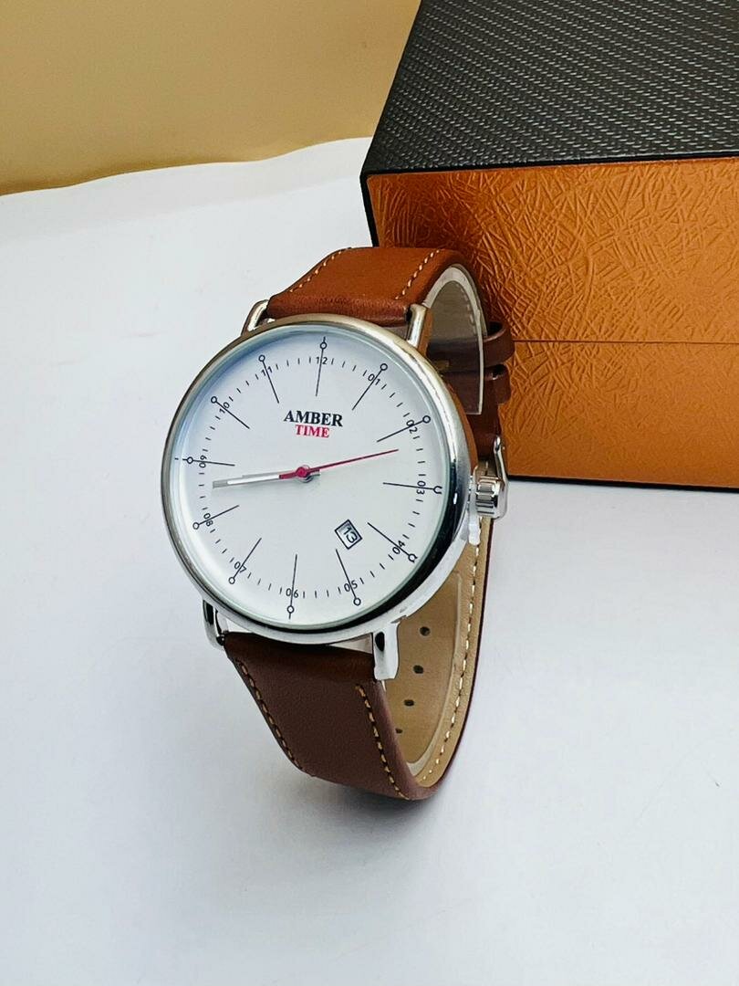 Montre Hommes Classique Cuir