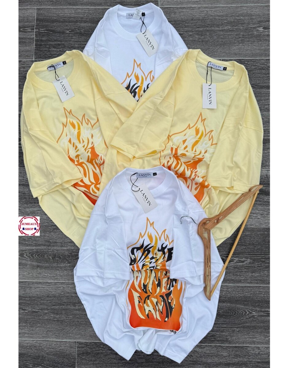 T-shirts imprimés flamme