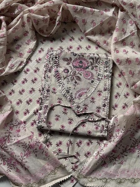 Cotton 3 Peace Suit