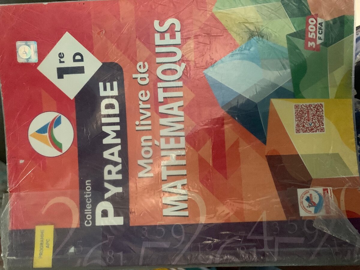 Livre de Mathématiques 1ère