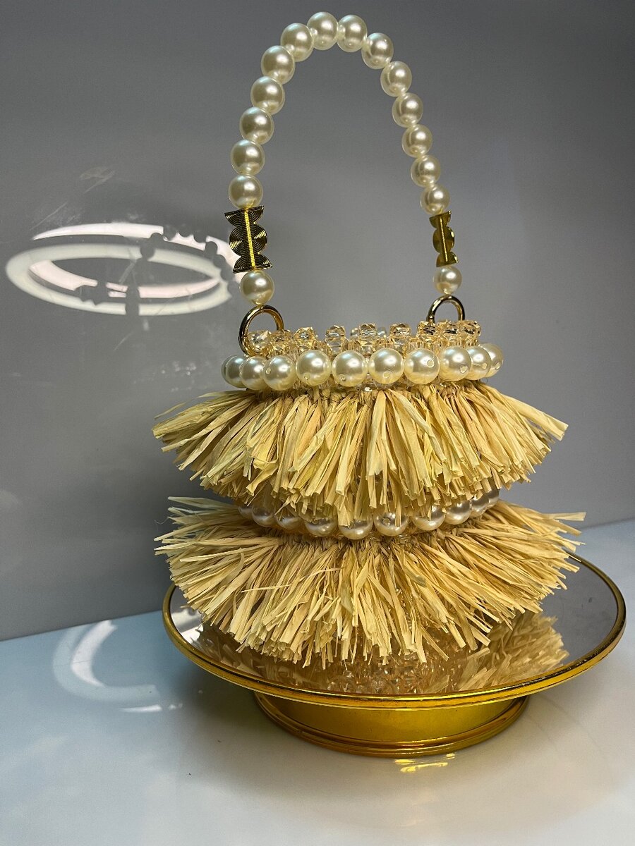 Sac à main perlé bohème