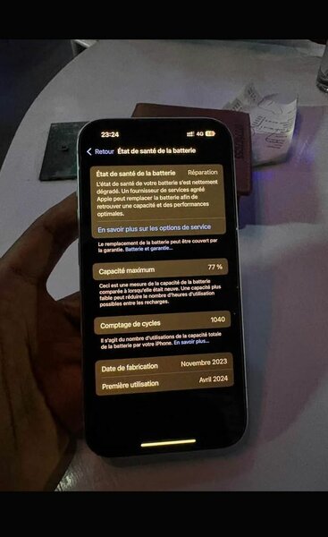 Smartphone iPhone 15 128 Go