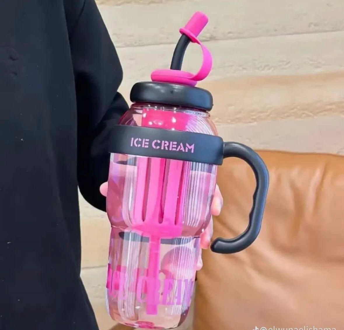Bouteille Glaçons 2L Rose