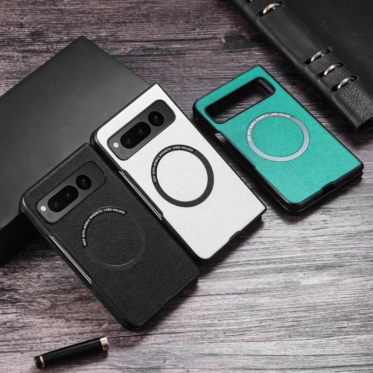 Coque pixel fold