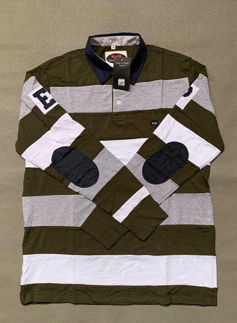 Polo rugby à rayures homme