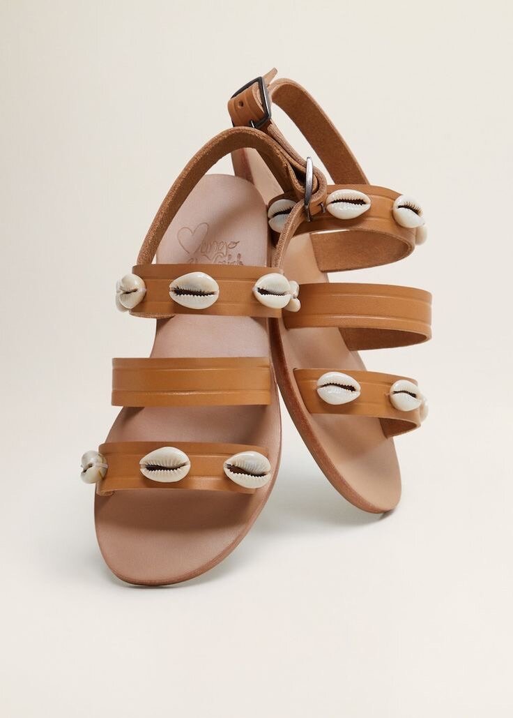 Sandales Bohèmes Coquillage Femme
