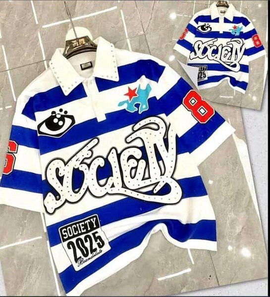 Polo à rayures tendance