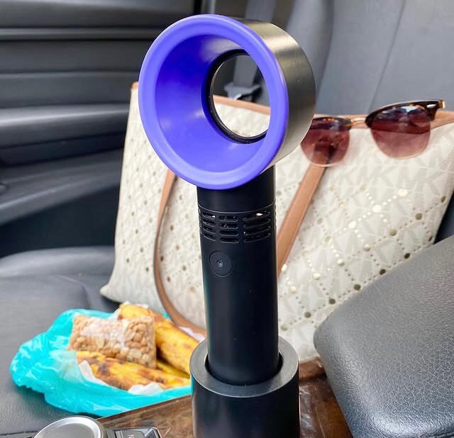 Bladeless hand fan