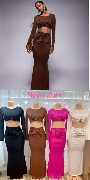 Robe Élégante à Découpes