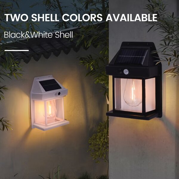 Dingdian LED Solar waterproof wall light 3 lighting mode out