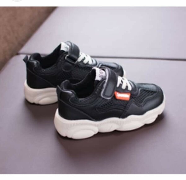 Sneakers enfant tendance noir