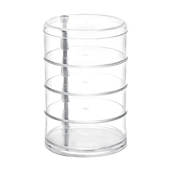 Boîte à bijoux rotative claire