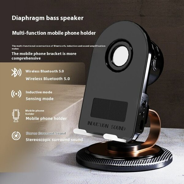 Support téléphone avec enceinte