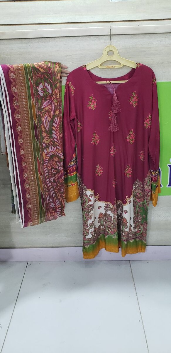 Printed viscose