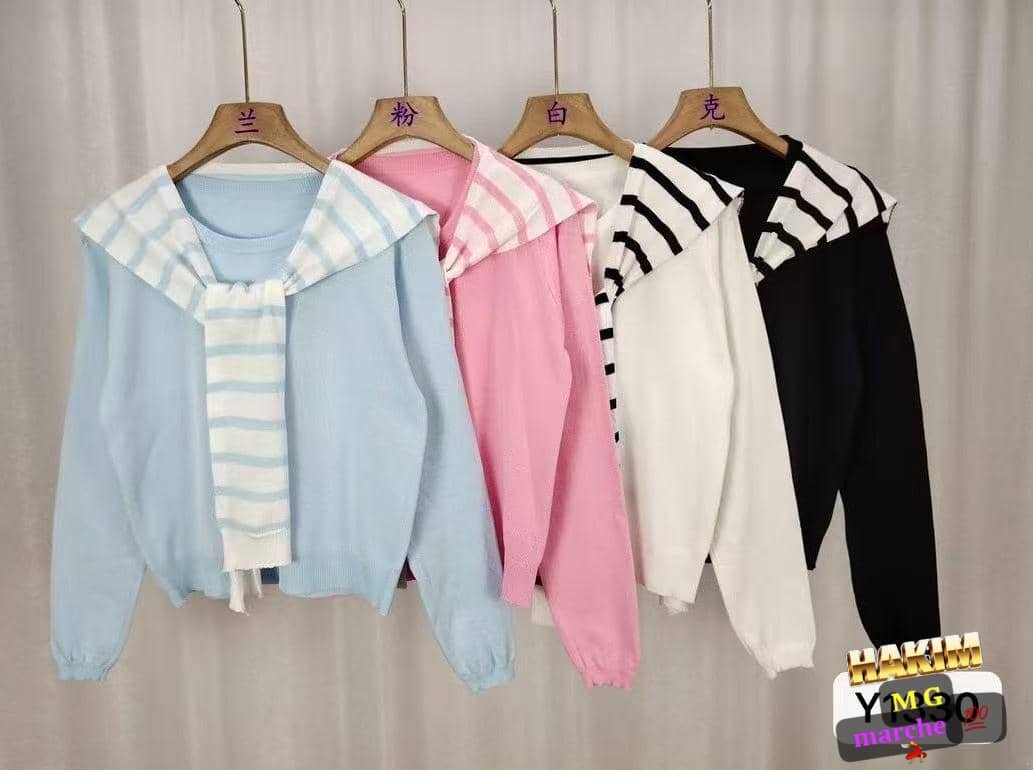 Pulls marins à rayures