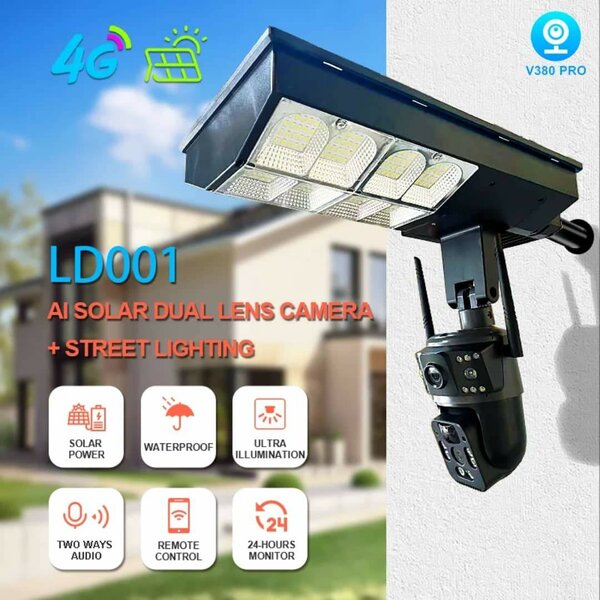 Caméra Solaire de Sécurité Extérieure LD001