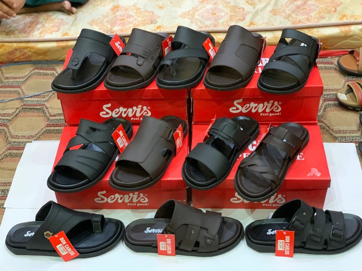 All types of shoes