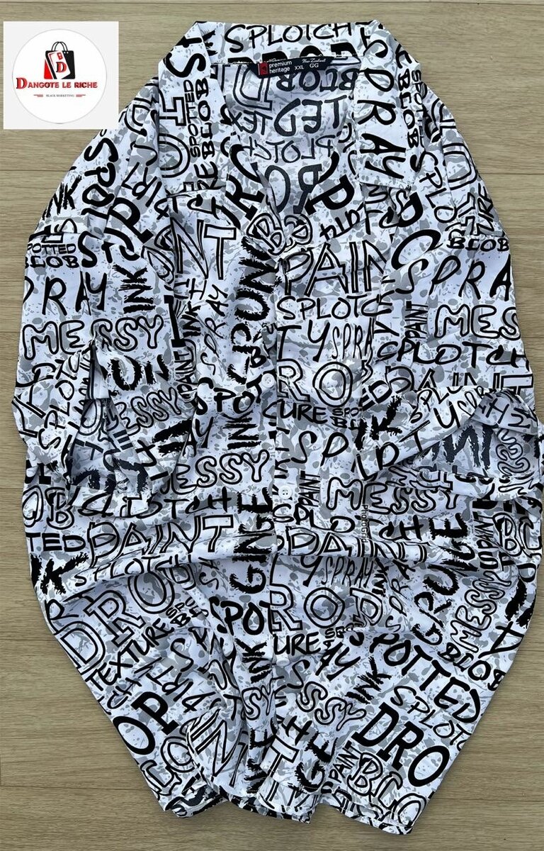 Chemise à motifs urbains