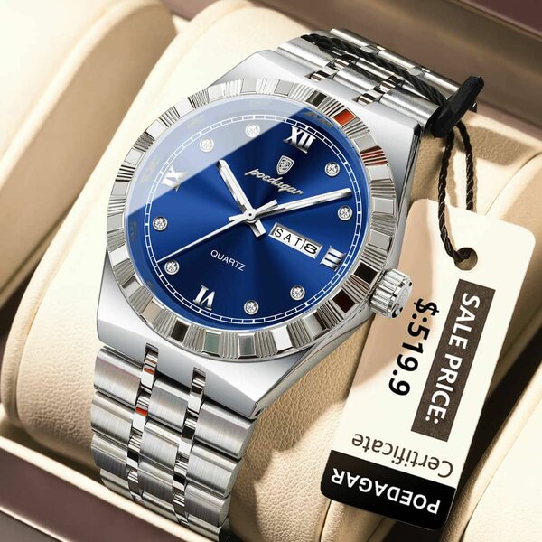 Montre Homme Acier Inoxydable