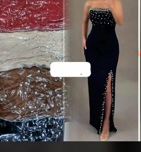 Chic robe bustier