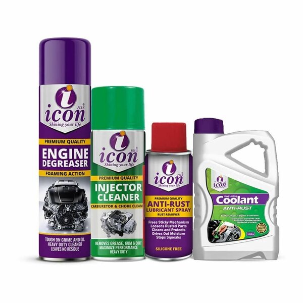 Car Cleaner Chemical 4 Pcs