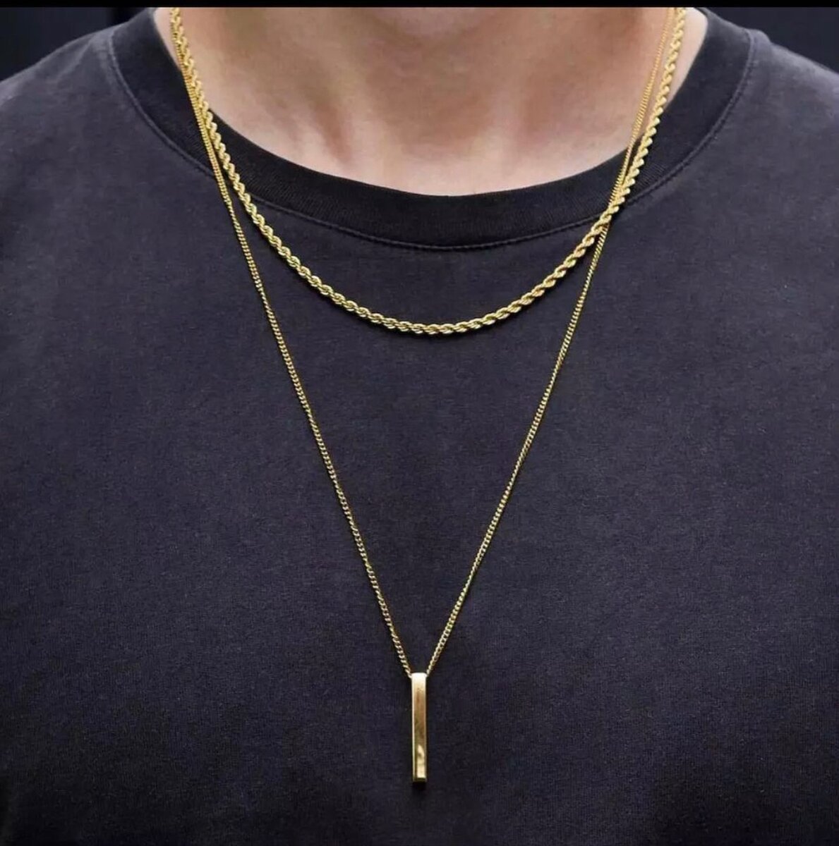 Men stainless Necklaces and bracelet
