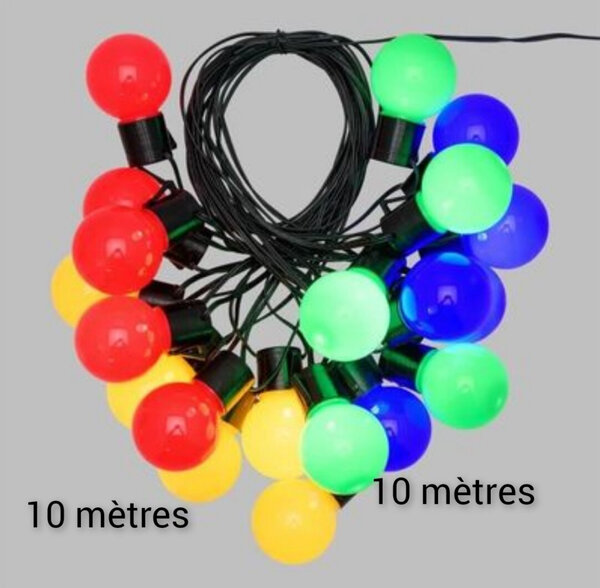 Guirlande lumière colorée