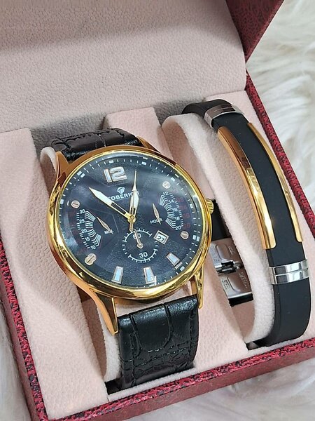 Ensemble montre homme et bracelet