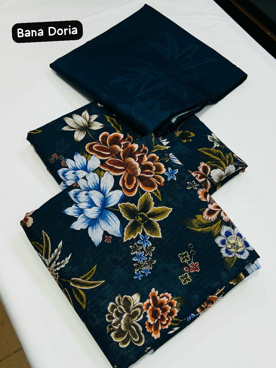 Printed lawn suit