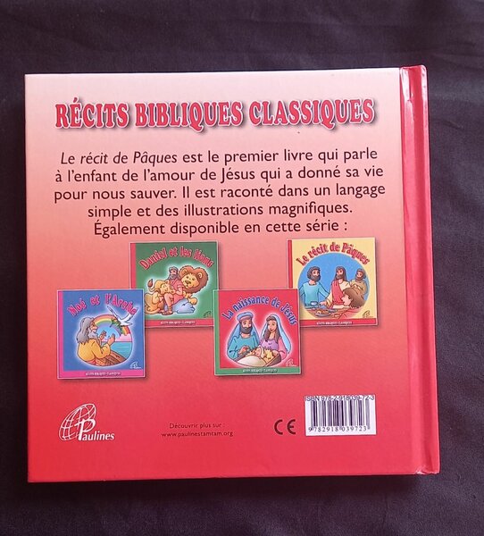 Livre Enfants "Le récit de Pâques"