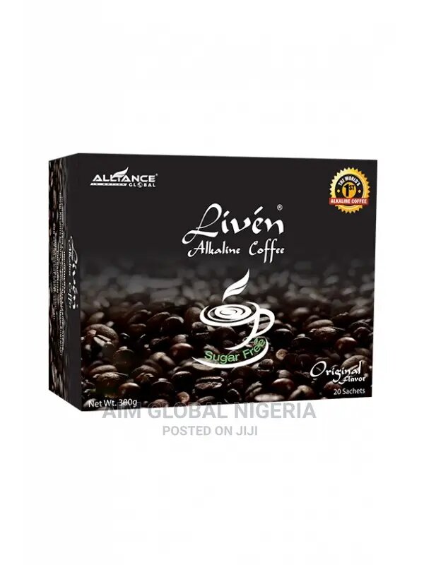 Café alcalin sans sucre Liven