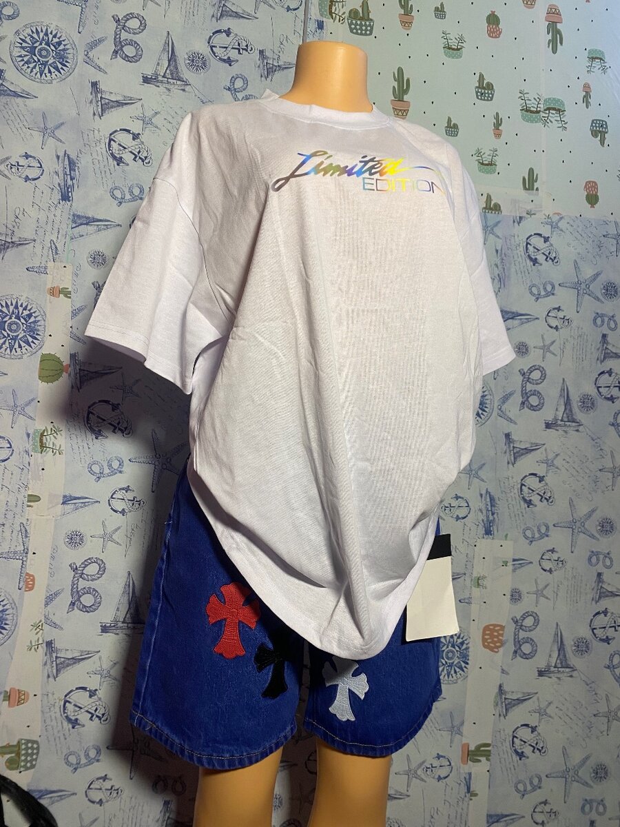 T-shirt en coton imprimé