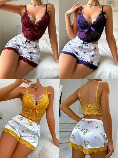 Ensemble lingerie en dentelle