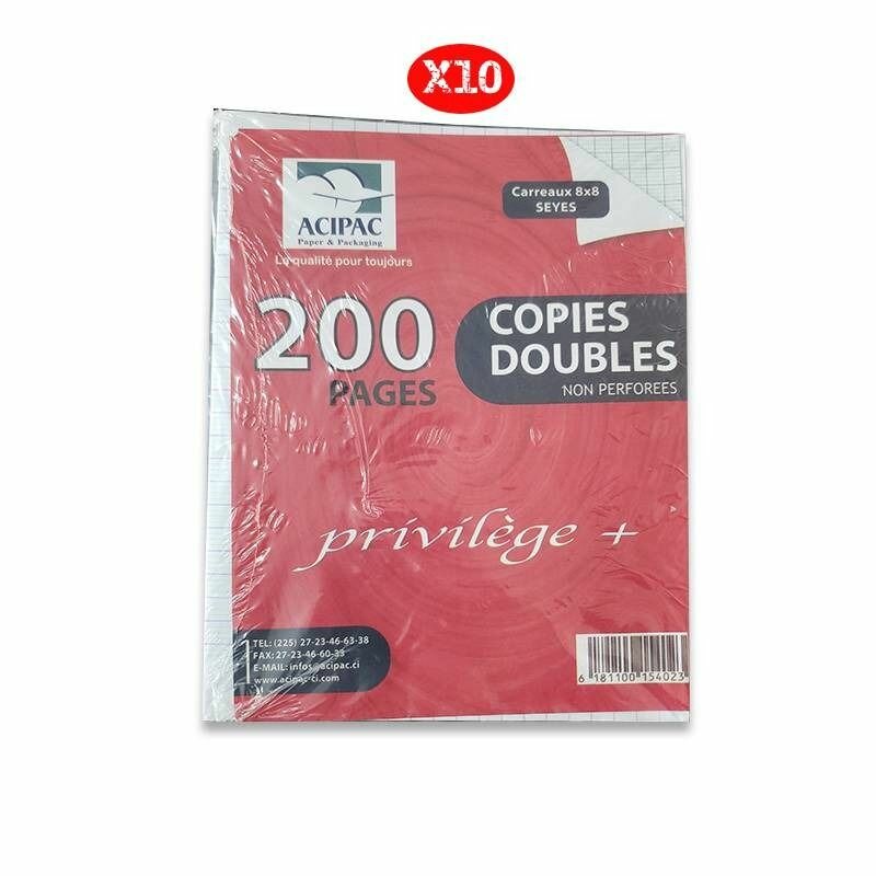 Copie double 200 Pages