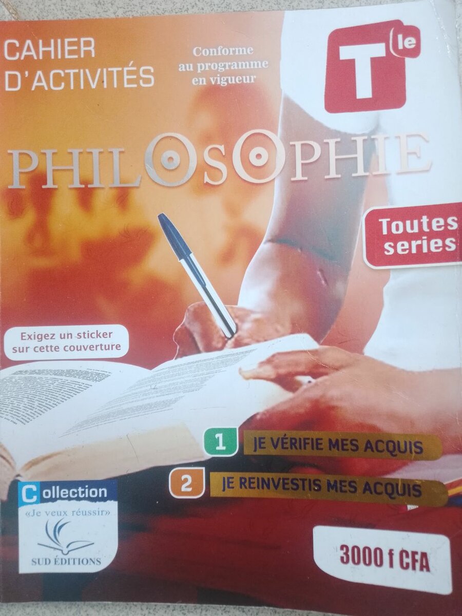 Cahier d'Activités Philosophie