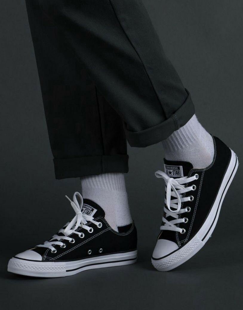 Baskets basses noir et blanc
