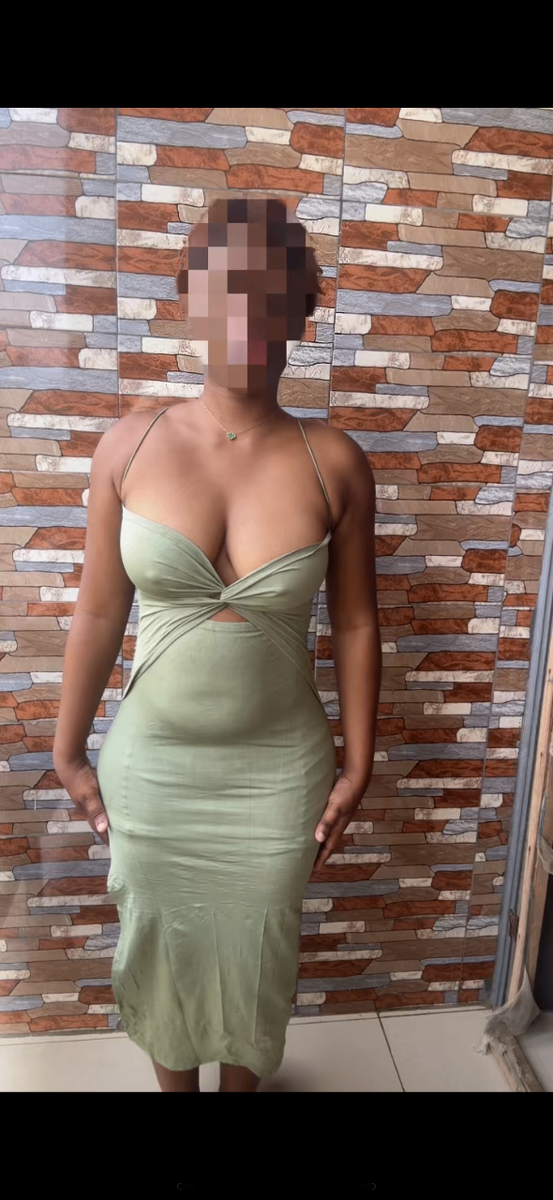 Robe longue élégante verte